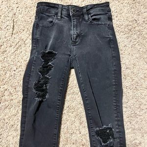 American eagle black skinny jeans